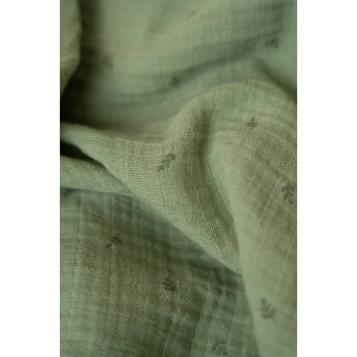 Muselina din bumbac organic - 120 x 120 cm - Pure Sage - Little Dutch Muselina din bumbac organic - 120 x 120 cm - Pure Sage - Little Dutch