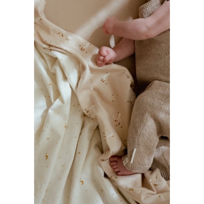 Muselina din bumbac organic - 120 x 120 cm - Little Goose - Little Dutch