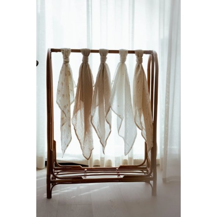 Muselina din bumbac organic - 120 x 120 cm - Little Goose - Little Dutch