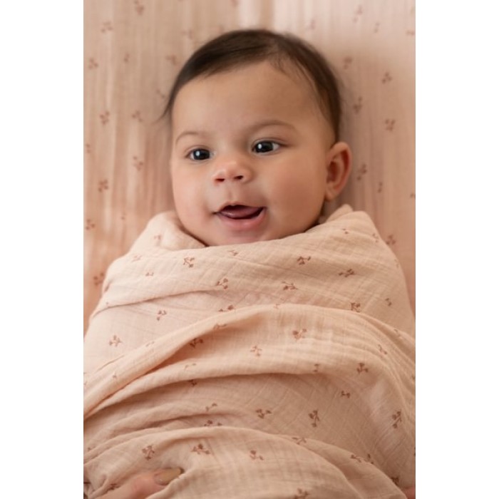 Muselina din bumbac organic - 120 x 120 cm - Pure Blossom - Little Dutch Muselina din bumbac organic - 120 x 120 cm - Pure Blossom - Little Dutch