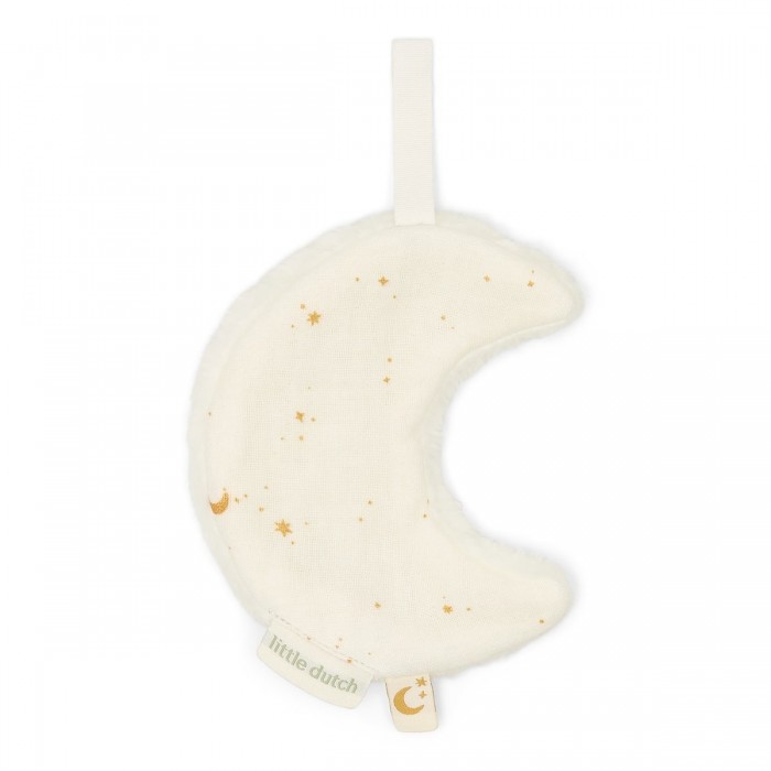 Set cadou din bumbac organic pentru bebelusi - Moon and Stars - Little Dutch