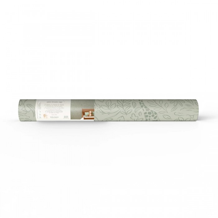 Tapet - Green - Safari Dreams Sage - 52 x 10m - Little Dutch