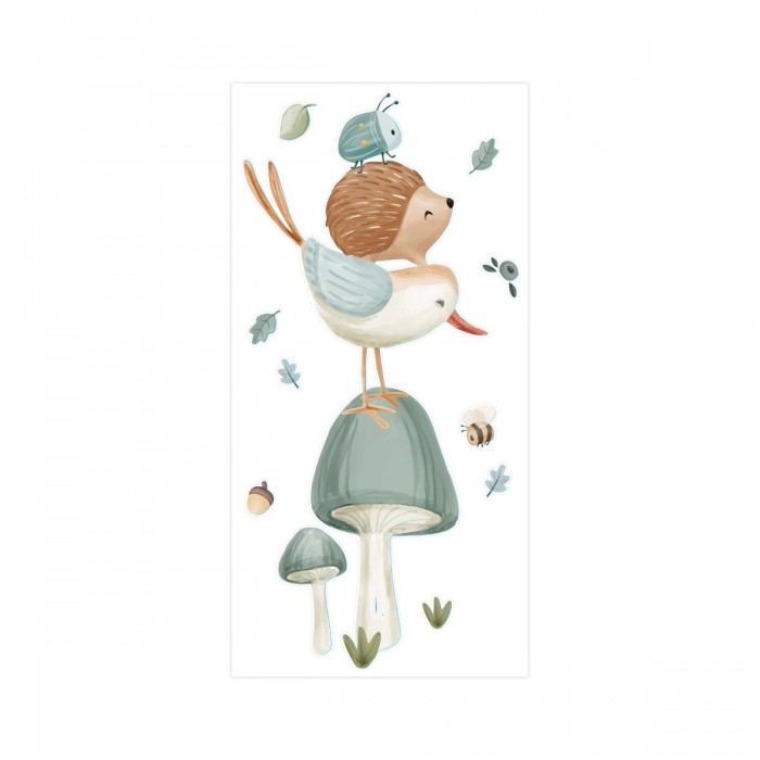 Autocolante pentru perete - Forest Friends - 40 x 80 - Little Dutch