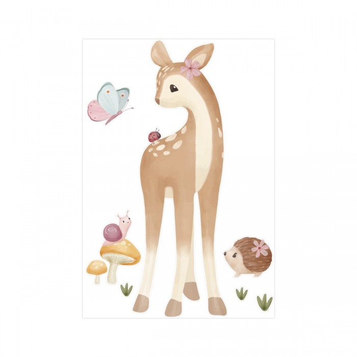 Autocolante pentru perete - Fairy Garden - 50 x 80 - Little Dutch
