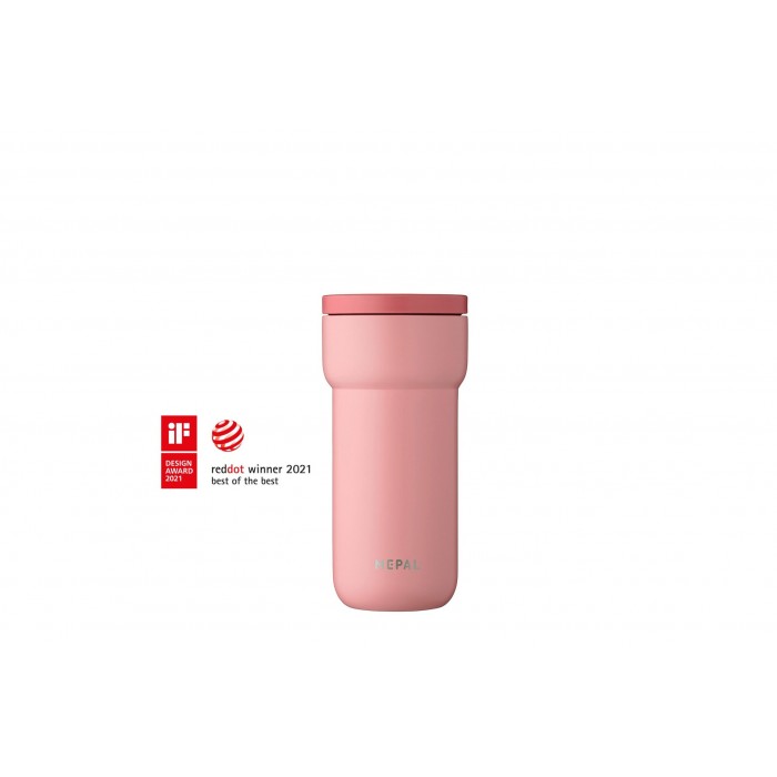 Cana termos din otel inoxidabil - 375 ml - Roz - Mepal