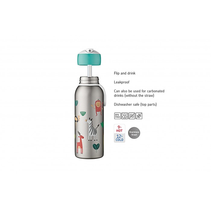 Sticla termos din otel inoxidabil - 350 ml - Pink - Mepal