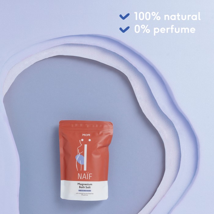 Sare de baie cu magneziu pentru femei insarcinate - 500gr - Naïf
