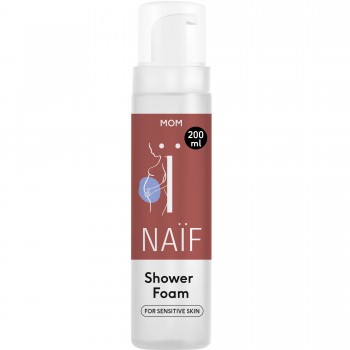 Gel de dus spuma pentru femei insarcinate - 200 ml - Naïf