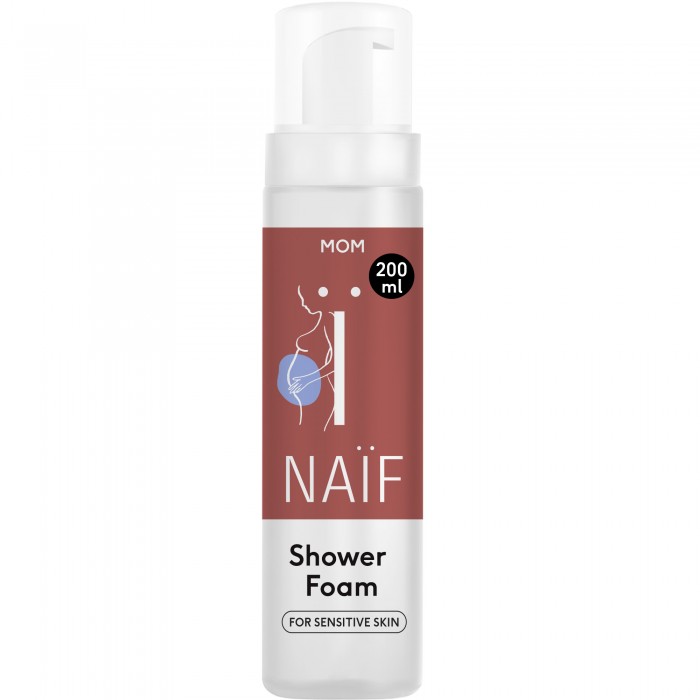 Gel de dus spuma pentru femei insarcinate - 200 ml - Naïf
