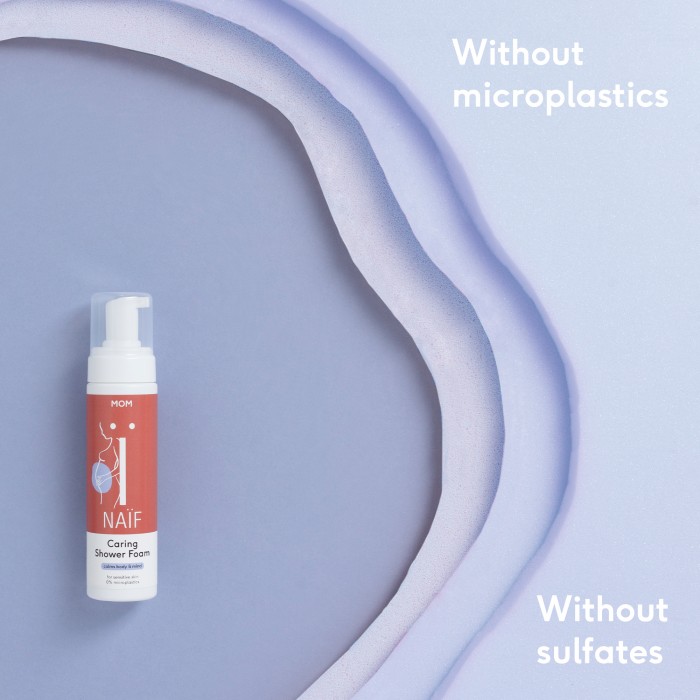 Gel de dus spuma pentru femei insarcinate - 200 ml - Naïf