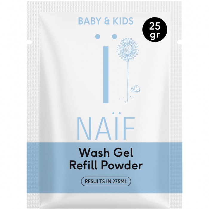Rezerva eco tip pudra de gel de dus pentru copii - Naïf