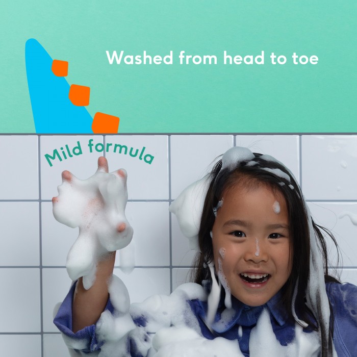 Sampon 2 in 1 pentru copii - Sampon si gel de dush - 250 ml - Naif