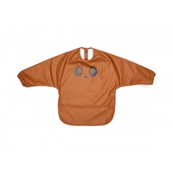 Baveta impermeabila cu maneci Luna - Caramel Café - Nuuroo Baveta impermeabila cu maneci Luna - Caramel Café - Nuuroo