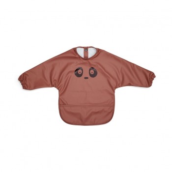 Baveta impermeabila cu maneci Luna - Mahogany - Nuuroo Baveta impermeabila cu maneci Luna - Mahogany - Nuuroo