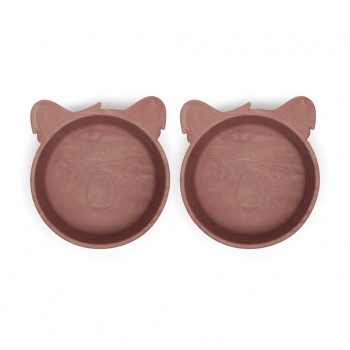 Set 2 boluri adanci din silicon Alex - Koala - Red Mix - Nuuroo Set 2 boluri adanci din silicon Alex - Koala - Red Mix - Nuuroo