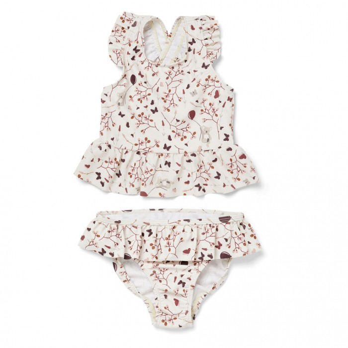 Costum de baie cu 2 piese cu protectie UV 50+ - Gia - Koala Flower - Nuuroo