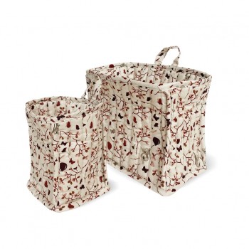 Cos de depozitare din bumbac organic - Set 2 bucati - Lumi - Koala Flower - Nuuroo