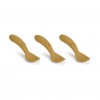 Set 3 lingurite din silicon Ella - Dusty Yellow -  Nuuroo