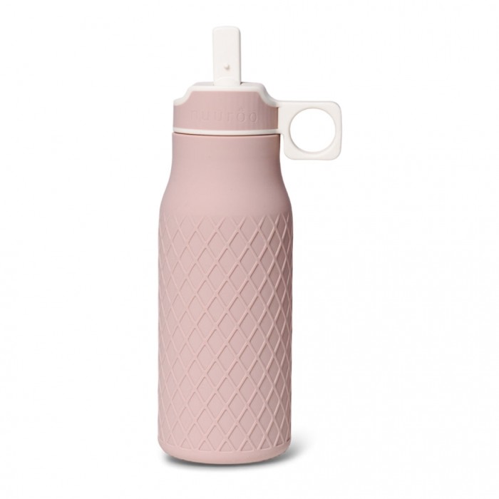 Sticla din silicon Isa - 400 ml - Woodrose - Nuuroo