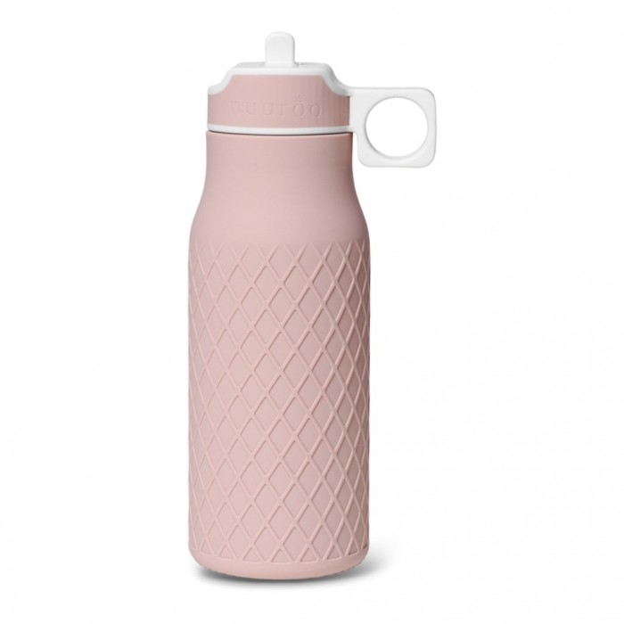 Sticla din silicon Isa - 400 ml - Woodrose - Nuuroo
