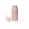 Sticla din silicon Isa - 400 ml - Woodrose - Nuuroo