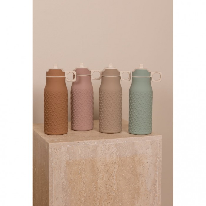 Sticla din silicon Isa - 400 ml - Cobblestone - Nuuroo