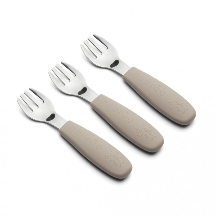 Furculita pentru copii - Set 3 piese - Felix - Cobblestone - Nuuroo