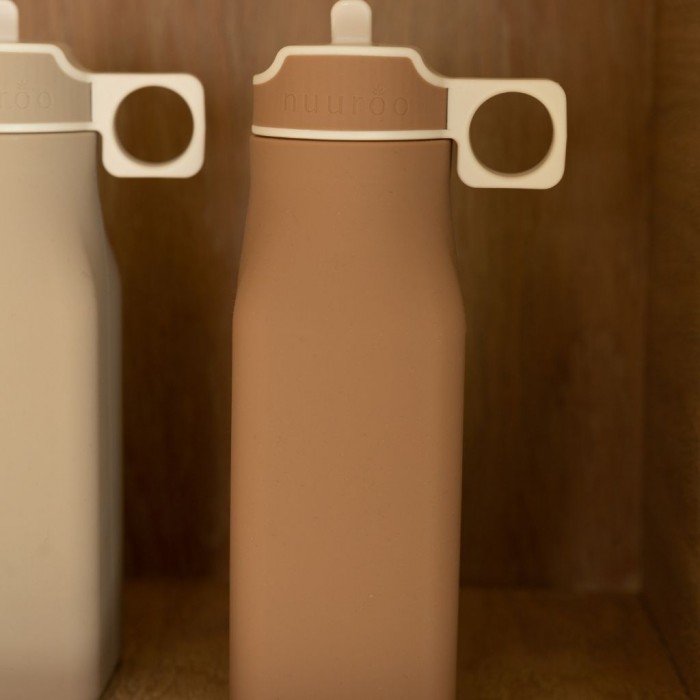Sticla din silicon Lindi - 450 ml - Cobblestone - Nuuroo