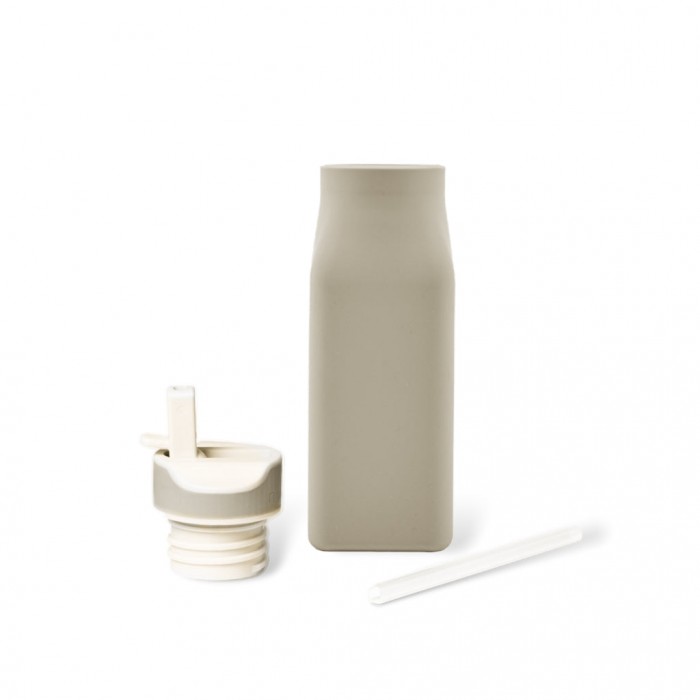 Sticla din silicon Lindi - 450 ml - Cobblestone - Nuuroo