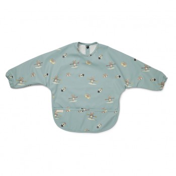 Baveta impermeabila cu maneci Luna - Surfer - Nuuroo Baveta impermeabila cu maneci Luna - Surfer - Nuuroo