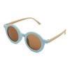 Ochelari de soare pentru copii cu protectie UV400 Anna - Dusty Blue - Nuuroo
