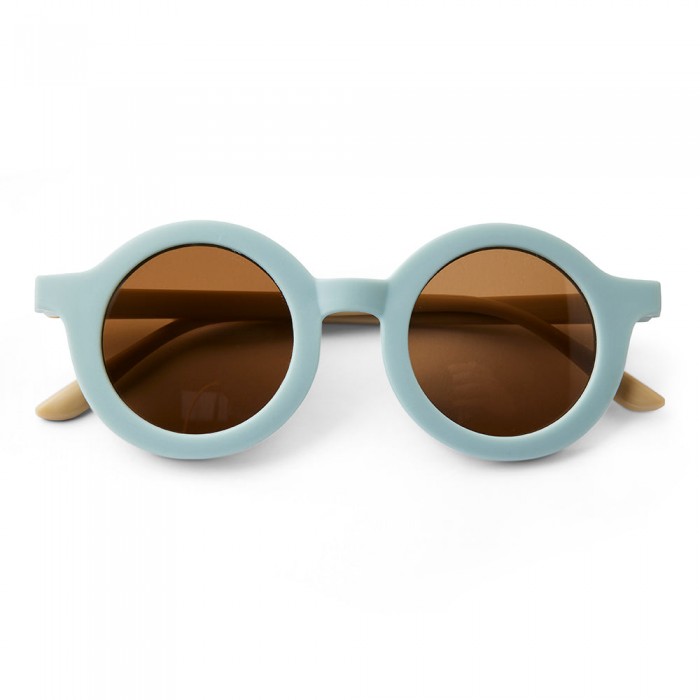 Ochelari de soare pentru copii cu protectie UV400 Anna - Dusty Blue - Nuuroo