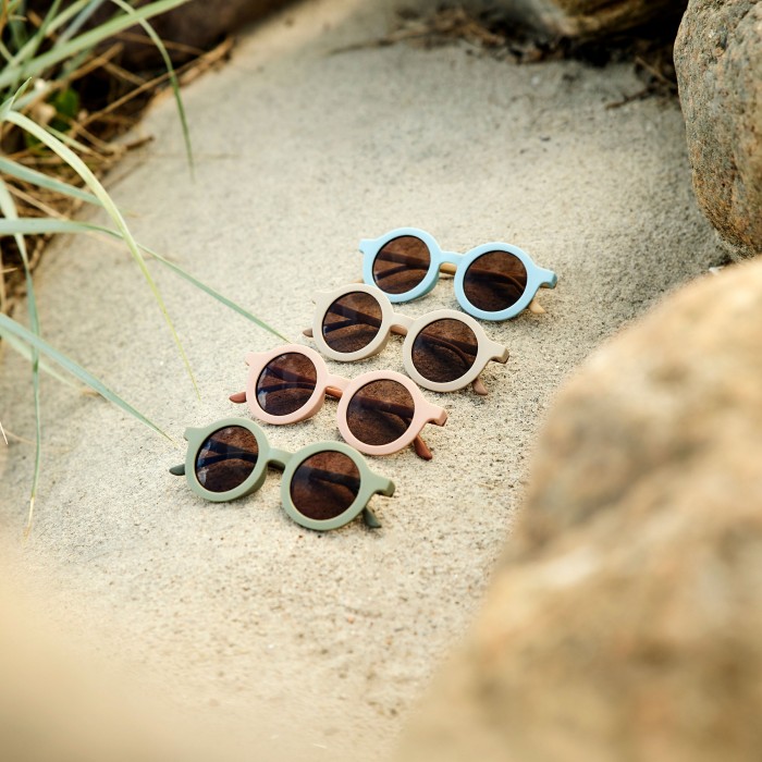 Ochelari de soare pentru copii cu protectie UV400 Anna - Rose Dust - Nuuroo