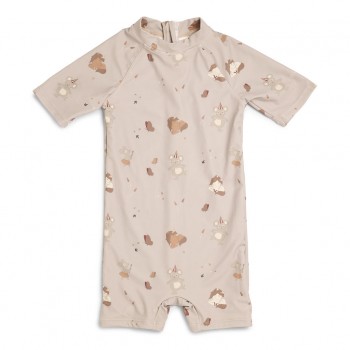 Costum de baie intreg cu maneci scurte -  Kali - Unicorn - Nuuroo