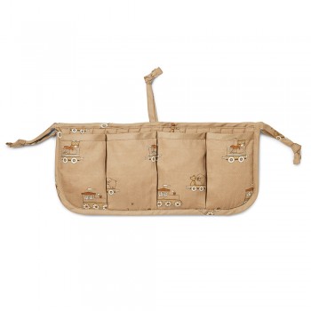 Organizator pentru patut din bumbac organic - Carnival train - Nuuroo Organizator pentru patut din bumbac organic - Carnival train - Nuuroo