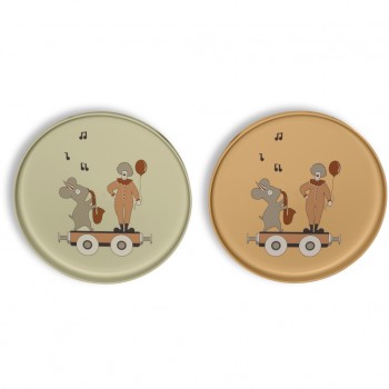 Set 2 farfurii - Pil - Cream Mix - Nuuroo Set 2 farfurii - Pil - Cream Mix - Nuuroo