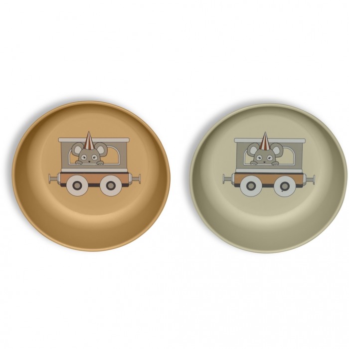 Set 2 farfurii adanci Vallum - Cream Mix - Nuuroo