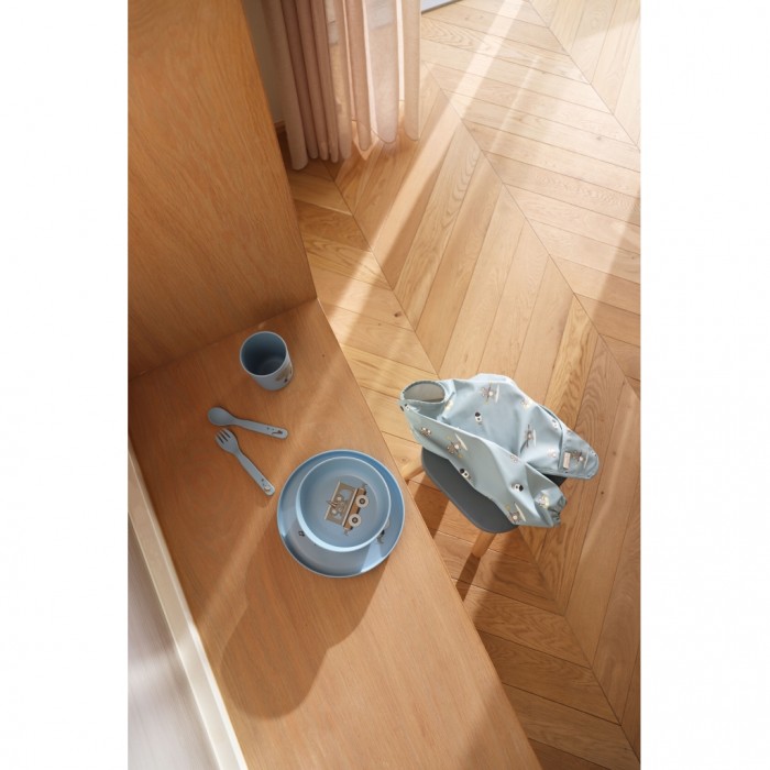 Set pentru masa copilului Marius - 5 piese - Dusty Blue - Nuuroo