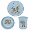 Set pentru masa copilului Milas - 3 piese - Dusty Blue - Nuuroo