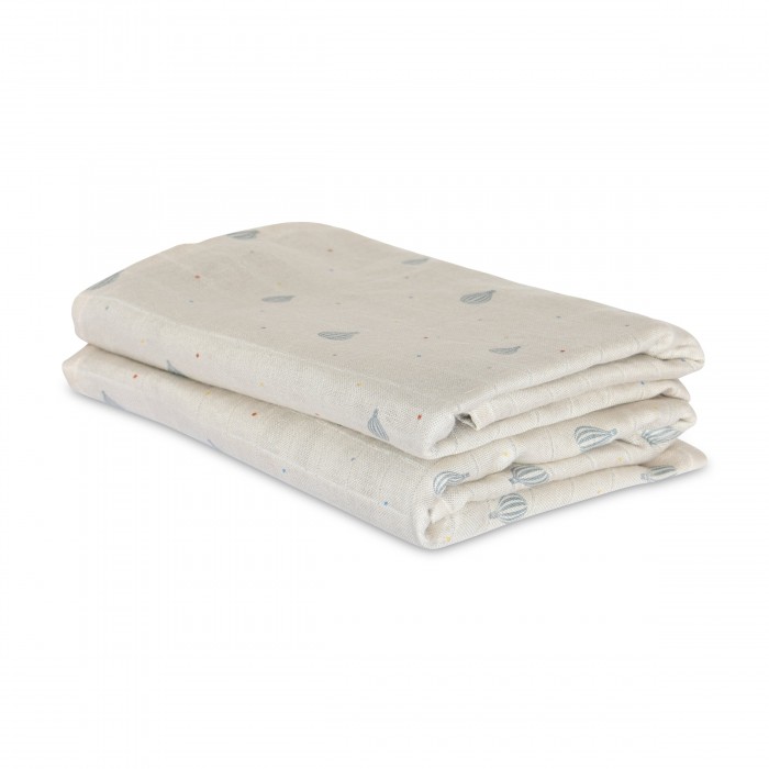 Muselina din bambus Josefine - set 2 bucati - Baloon Air - Nuuroo