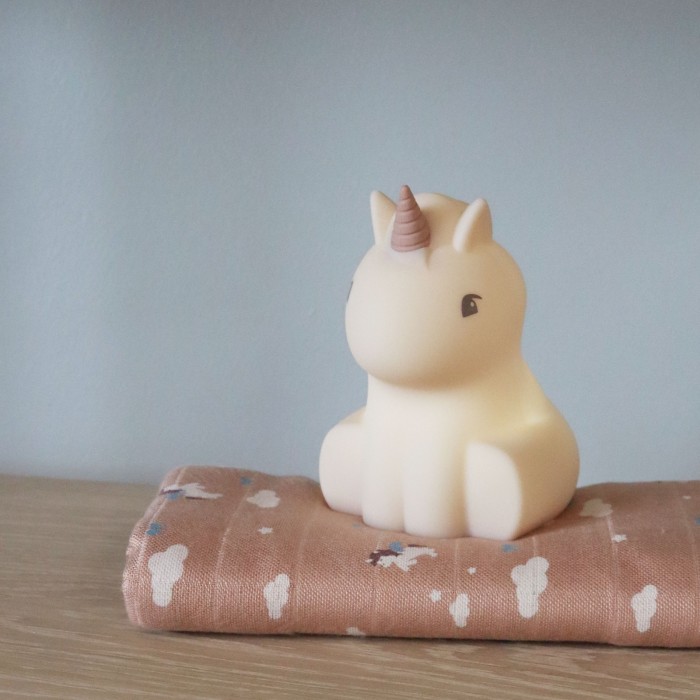 Muselina din bambus Josefine - set 2 bucati - Unicorn sky - Nuuroo