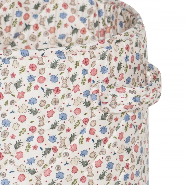 Cos de depozitare din bumbac organic Hunter - medium - Miniflower - Nuuroo