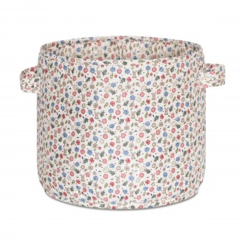 Cos de depozitare din bumbac organic Hunter - medium - Miniflower - Nuuroo