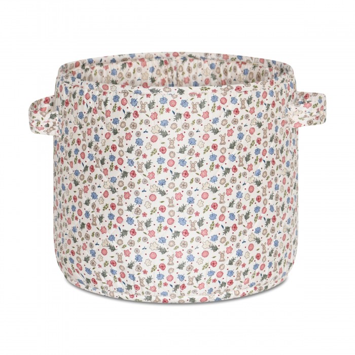 Cos de depozitare din bumbac organic Hunter - medium - Miniflower - Nuuroo