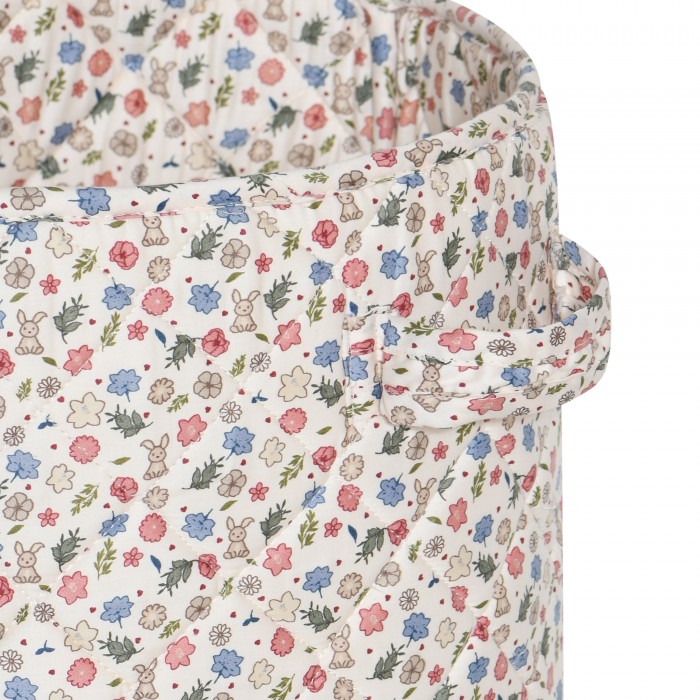 Cos de depozitare din bumbac organic Hunter mare - Miniflower - Nuuroo