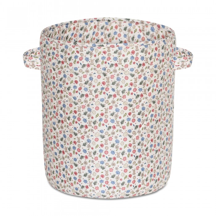 Cos de depozitare din bumbac organic Hunter mare - Miniflower - Nuuroo