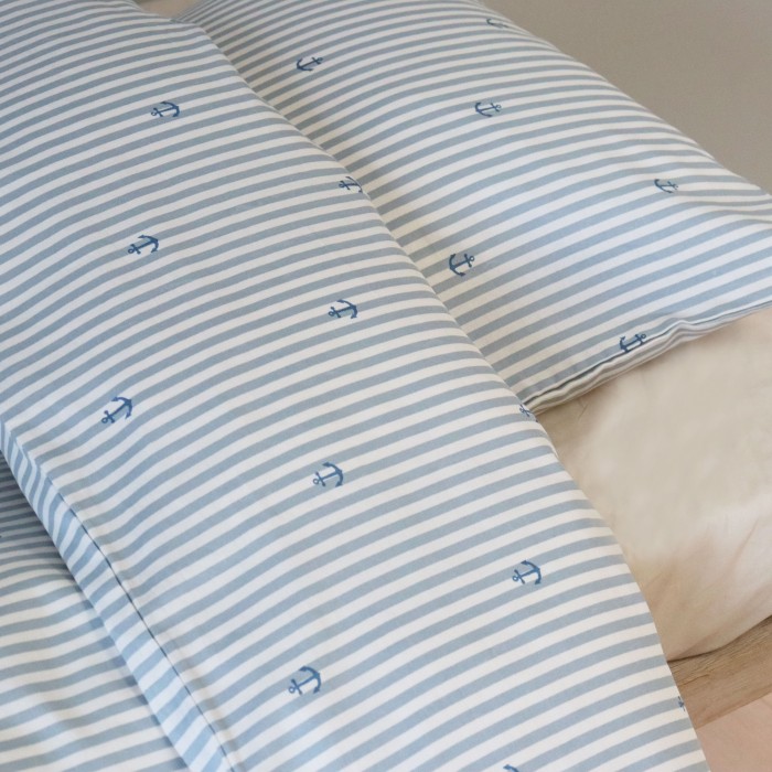 Lenjerie din bumbac organic pentru patut - 70 x 100 cm - Koala Flower - Nuuroo