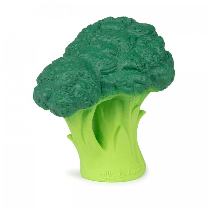 Jucarie de dentitie din cauciuc natural - Brucy the Broccoli - Oli & Carol