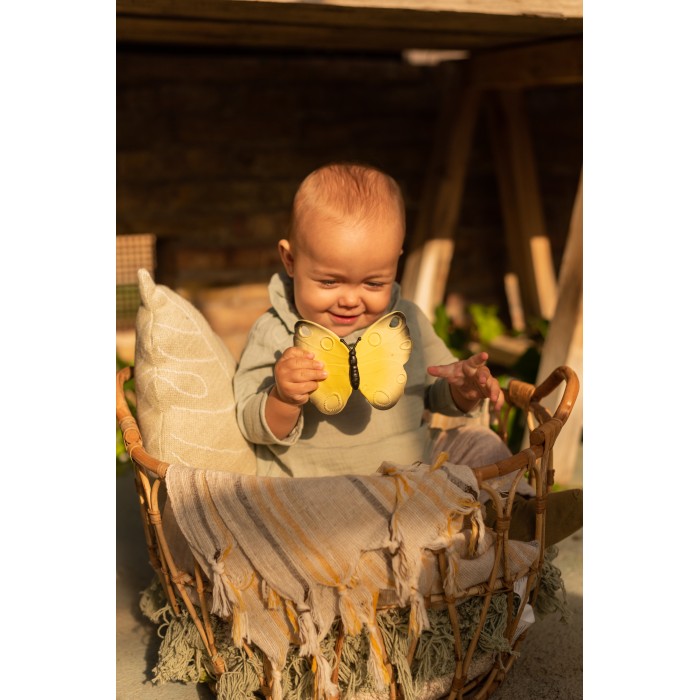 Jucarie de dentitie din cauciuc natural - Katia the Butterfly - Oli & Carol