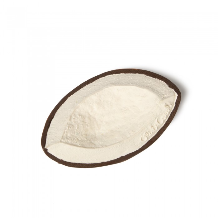 Jucarie de dentitie din cauciuc natural - Coco the Coconut - Oli & Carol